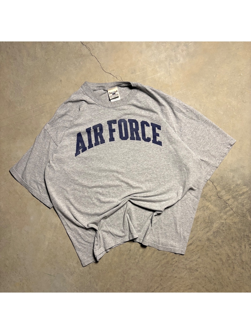 Vintage Air Force gray graphic tee